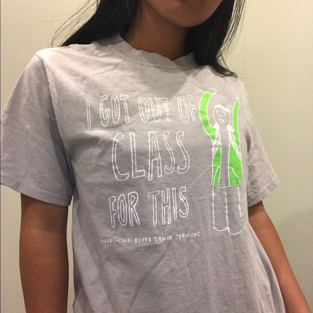 cedar-sinai blood drive t-shirt